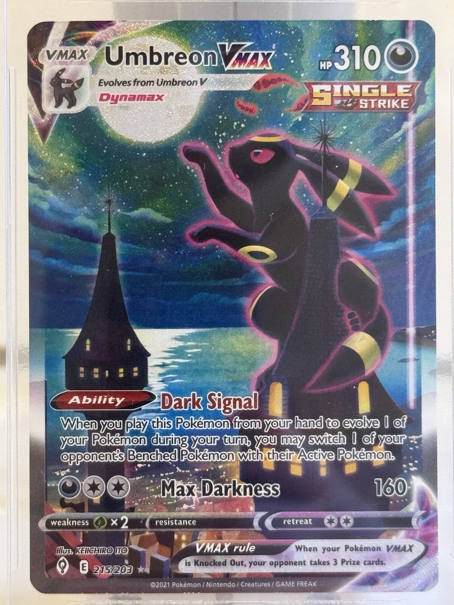 Pokémon Umbreon VMAX Alternate Art (215/203) - Evolving Skies