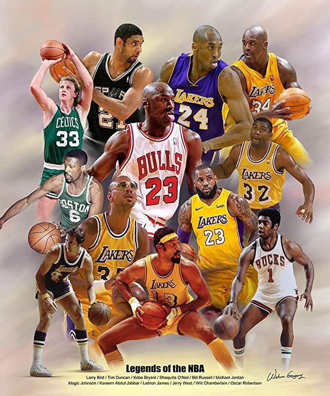 NBA BASKETBALL Legends Stars HOF - ALL JUST $.99 each - You Choose