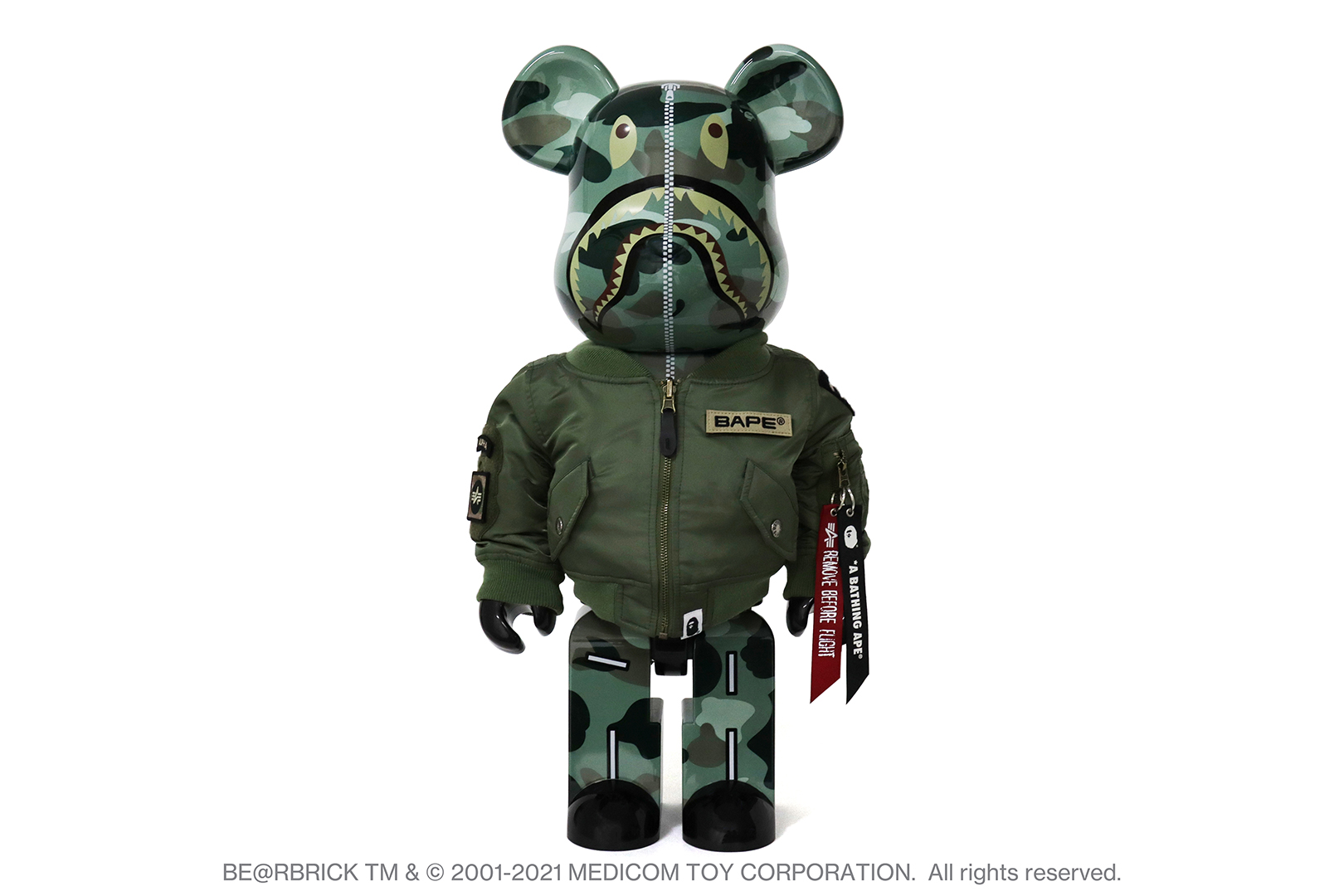 BAPE® x ALPHA INDUSTRIES x BE@RBRICK | bape.com
