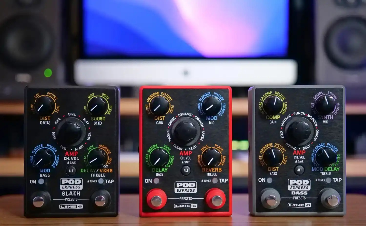 シンプルで本格的なマルチプロセッサー Line 6 POD Express シリーズ