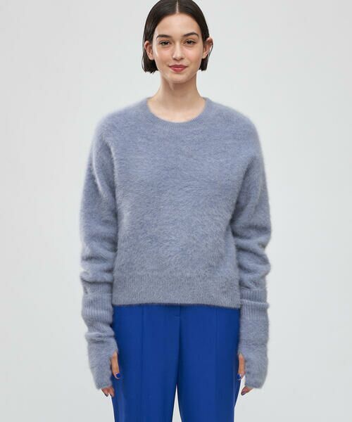 セール】 フォックスカシミヤ クルーネックプルオーバー （ニット