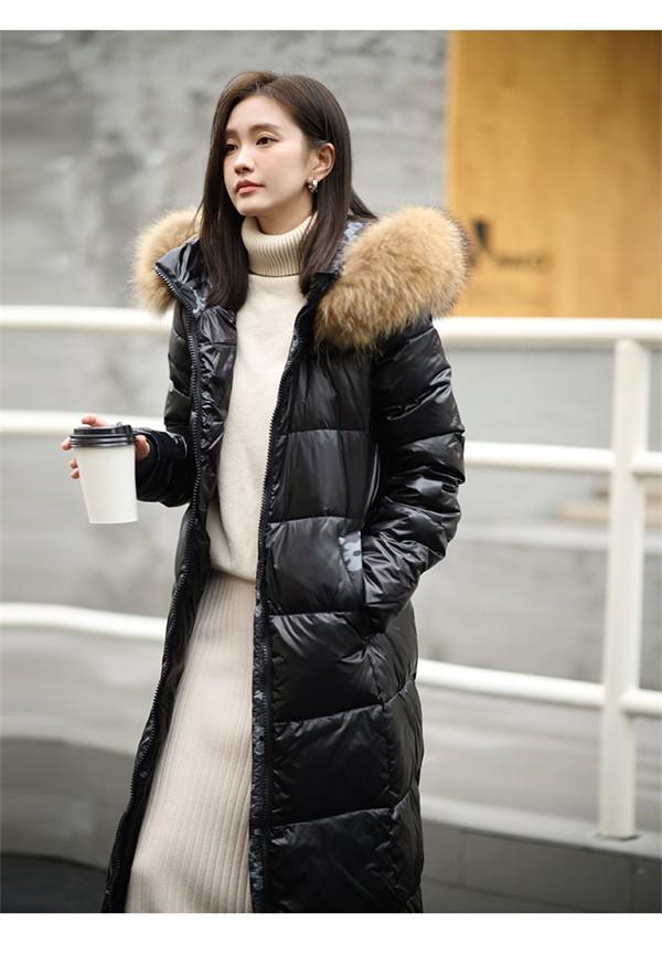 楽天市場】ダウン90％ ダウンコート レディース ロングコート フード