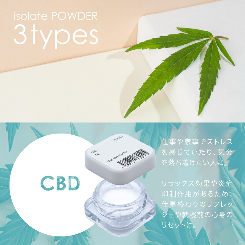 楽天市場】＼スーパーセール半額／ CBD CBN CBG パウダー 3種から