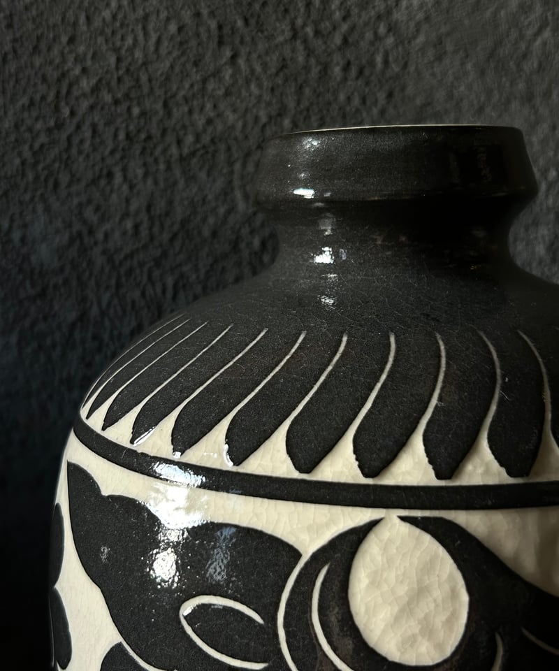 磁州窯の花器/中国美術/梅瓶/陶器/骨董 | 骨董・アンティークの