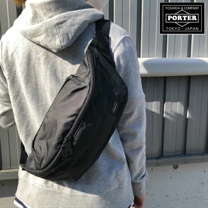 PORTER】FLASH/フラッシュ ウエストバッグ(L)〈吉田カバン正規取扱店