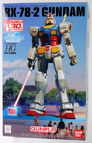 HG 1/144 RX-78-2 ガンダム Ver.G30th REAL GRADE 1/1 GUNDAM PROJECT