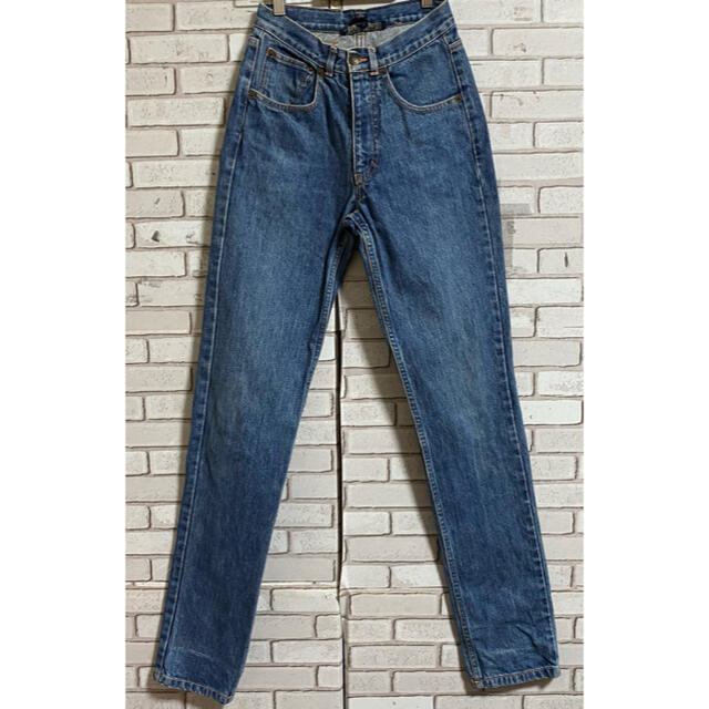 POLO RALPH LAUREN - 90s 古着 ラルフローレン 革タグ デニム スキニー