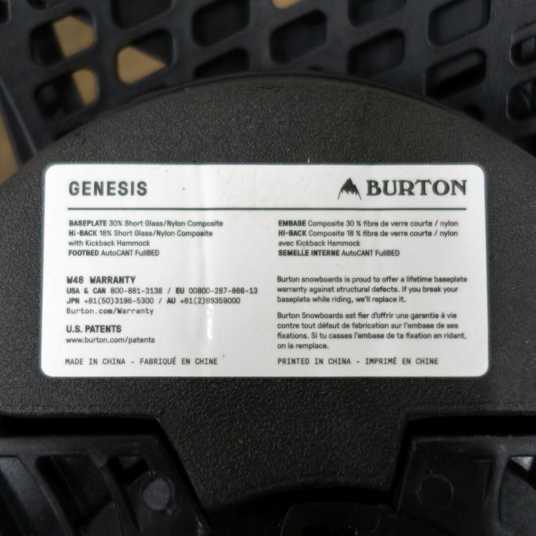 BURTON - バートン BURTON スノーボード バインディング Genesis