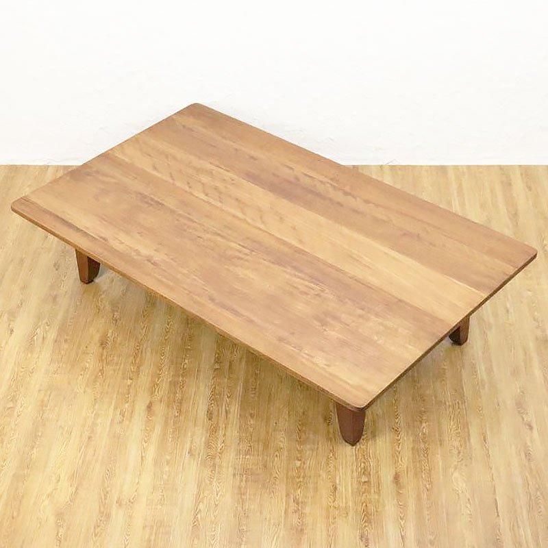 昭和レトロ角ちゃぶ台 日本製 木の温もり溢れる大型