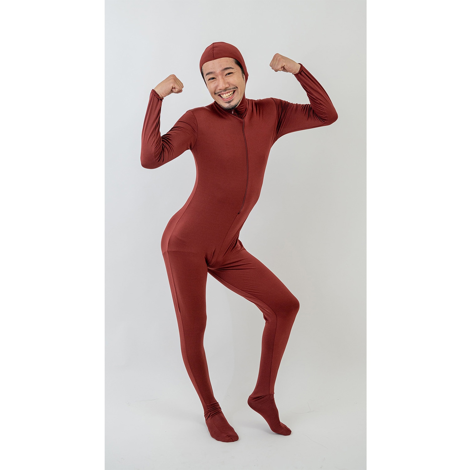 32-9273 おもしろ着ぐるみ 全身タイツ ササガワ 茶色 サイズL 1個 32