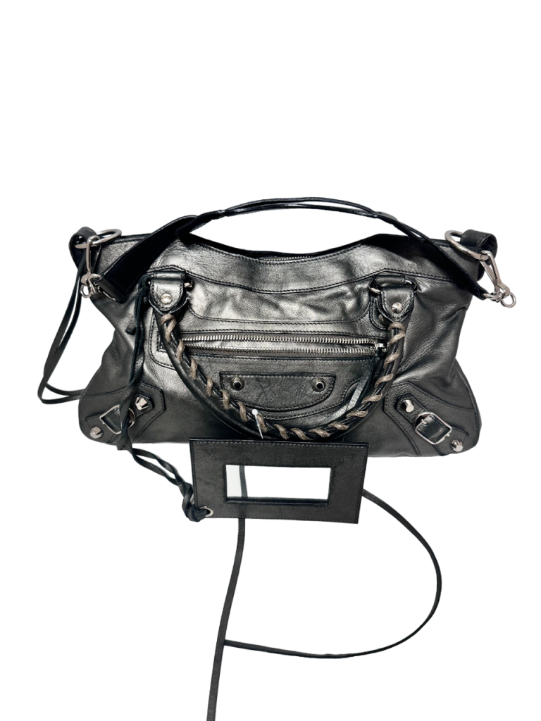 BALENCIAGA バレンシアガ ヴィルトップハンドル バッグ レザー