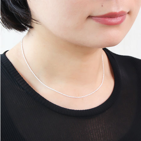 ツイストカットチェーンネックレス SV925 – 貴和製作所オンラインストア