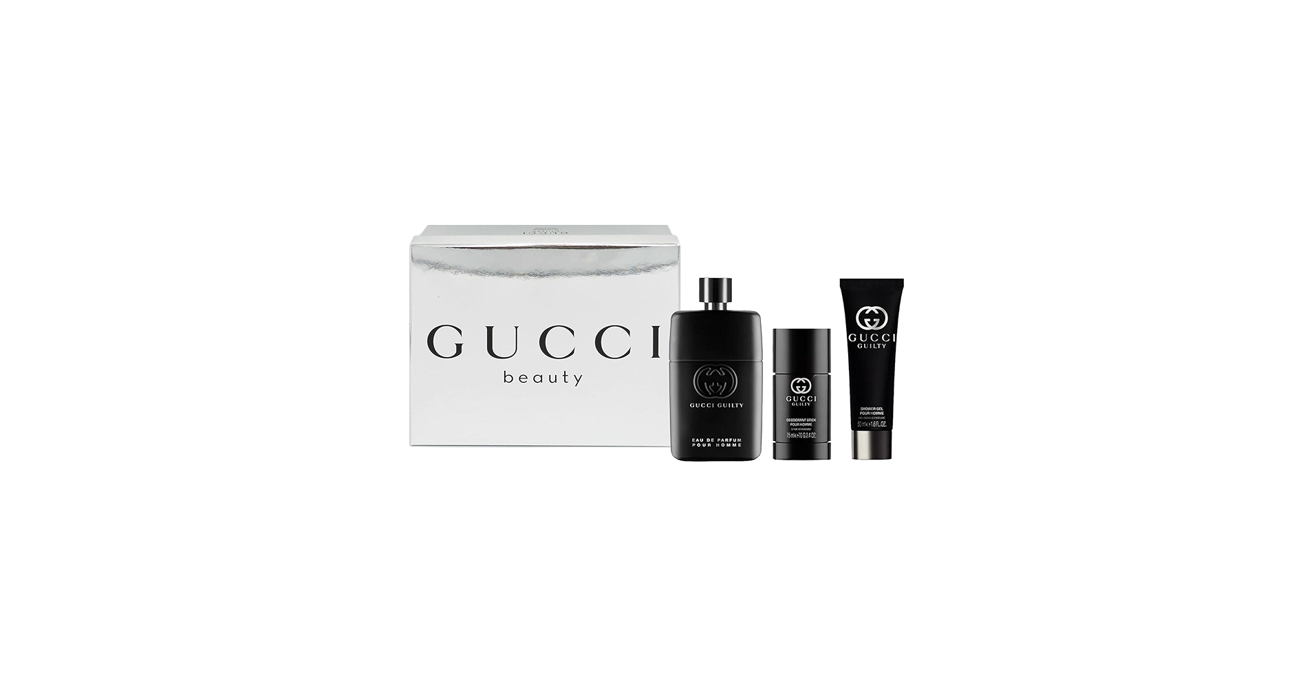Amazon.com : Gucci Guilty Pour Homme 3 Pcs Gift Set: Eau de Parfum