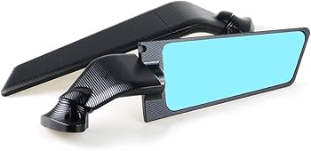 Amazon | オートバイ固定風翼バックミラー For ZX4R SE ZX4RR ZX-4R ZX