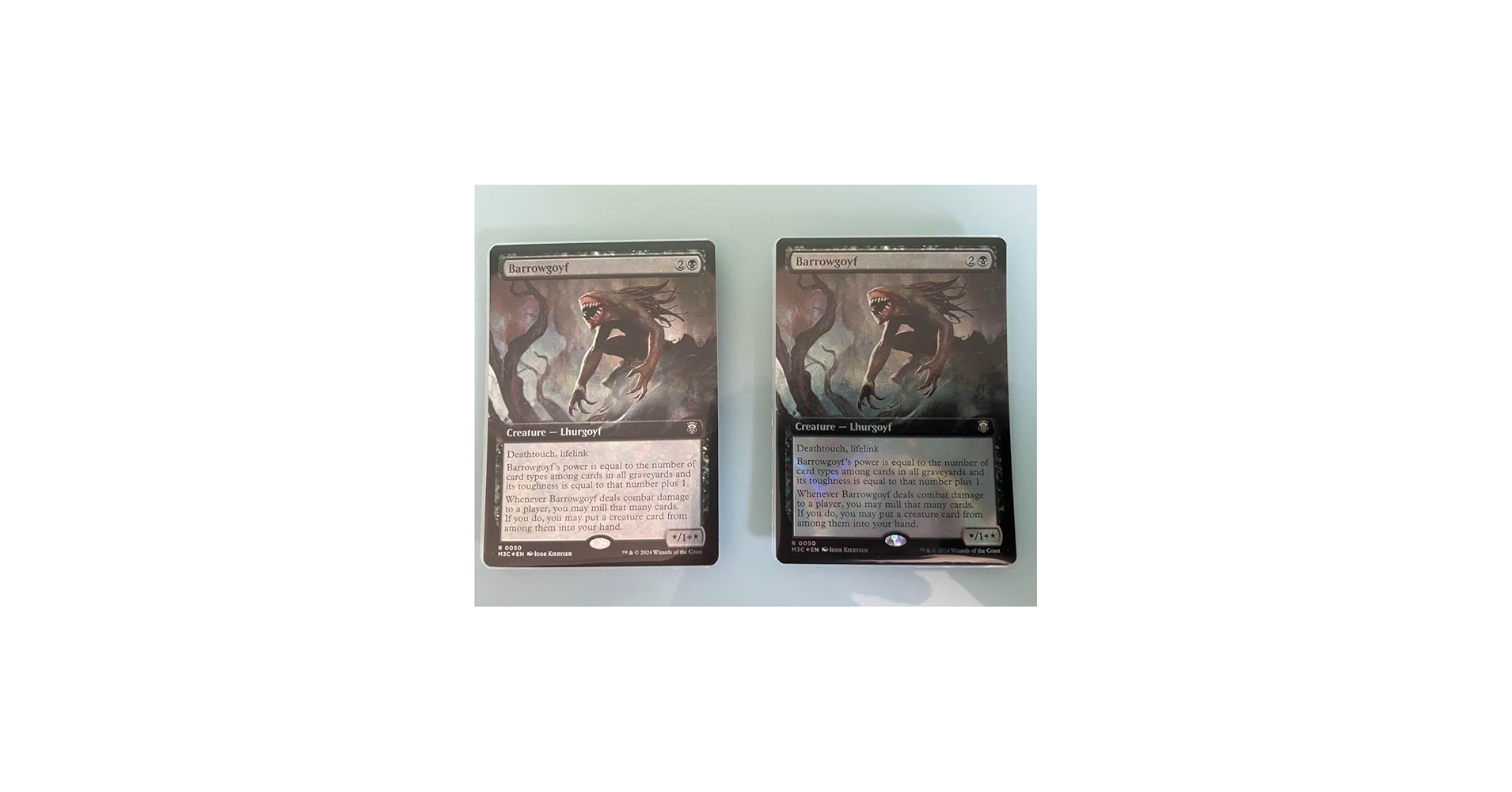 Amazon.co.jp: MTG Barrowgoyf English Extended Art Ripple Foil 2