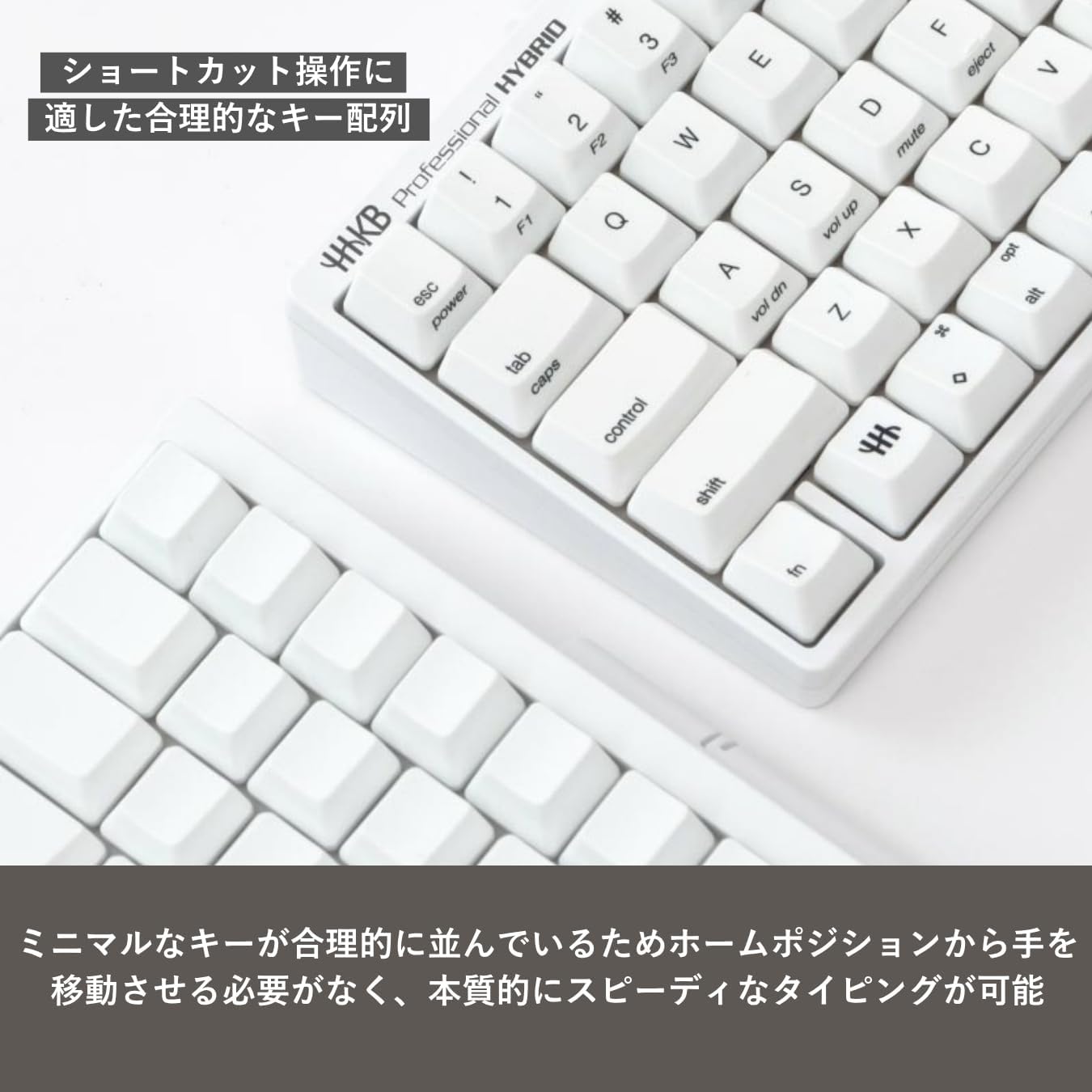 Amazon.co.jp: PFU キーボード HHKB Professional HYBRID 英語配列／白