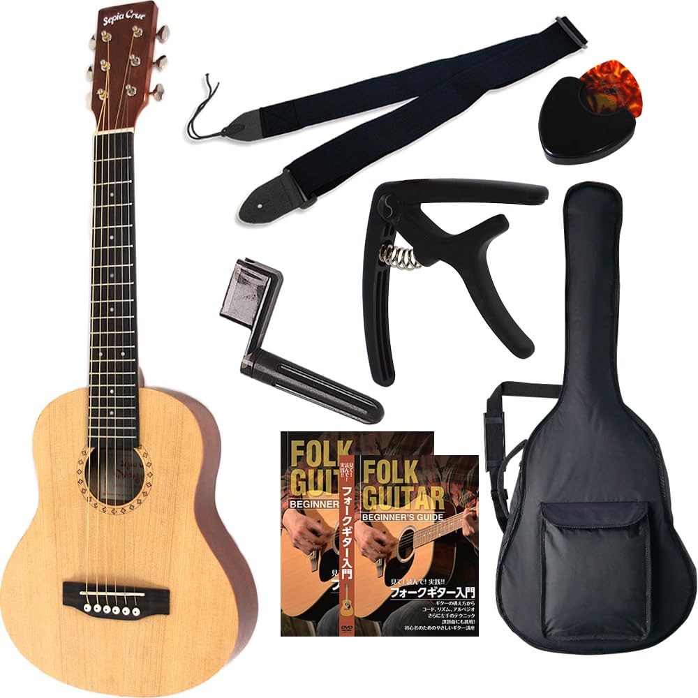 Amazon | Sepia Crue セピアクルー ミニアコースティックギター W-60