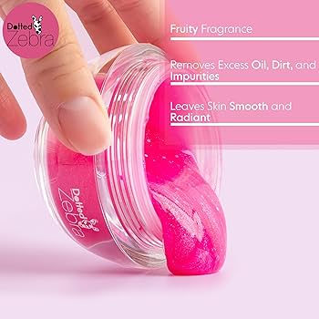 Amazon.com : Dotted Zebra Peel Off Sparkle Mask Pink Frenzy, 1.6