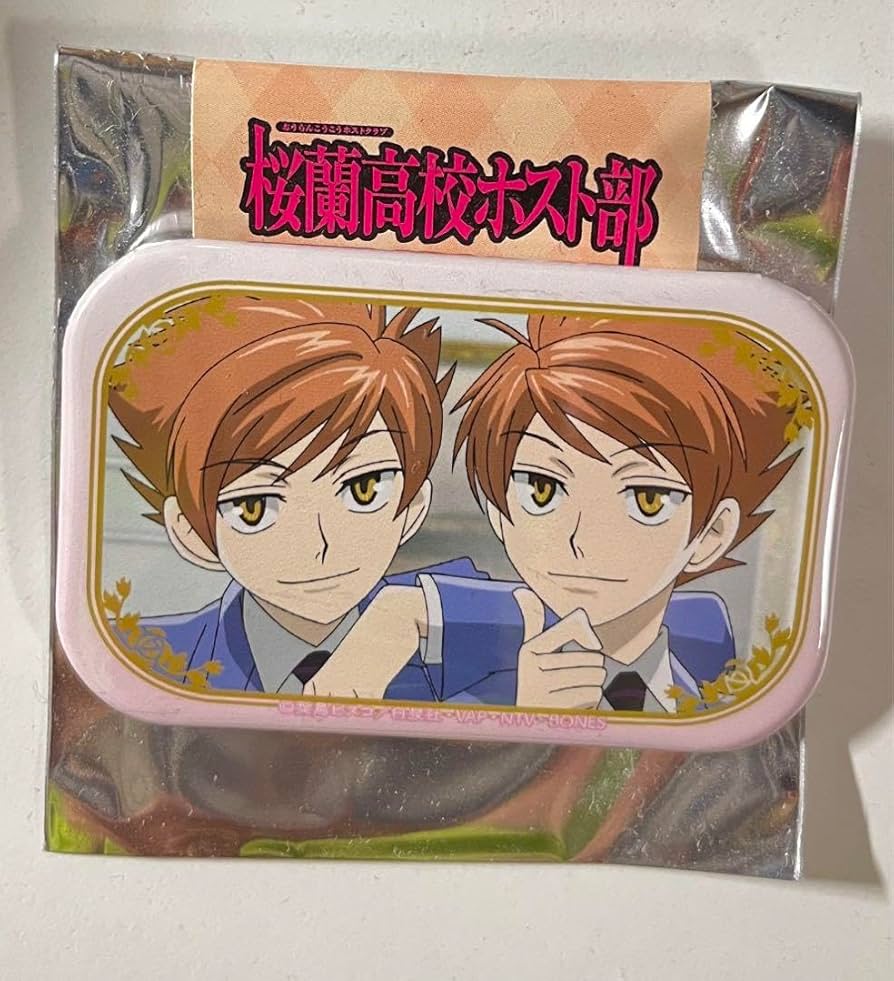 Amazon | 桜蘭高校ホスト部 スクエア缶バッジ 常陸院 馨 光 | バッジ