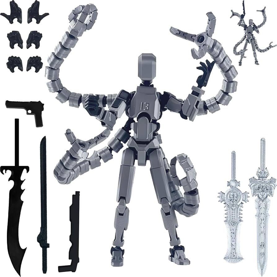 Amazon.com: Already Assembled T13 Action Figure Accessories,T13