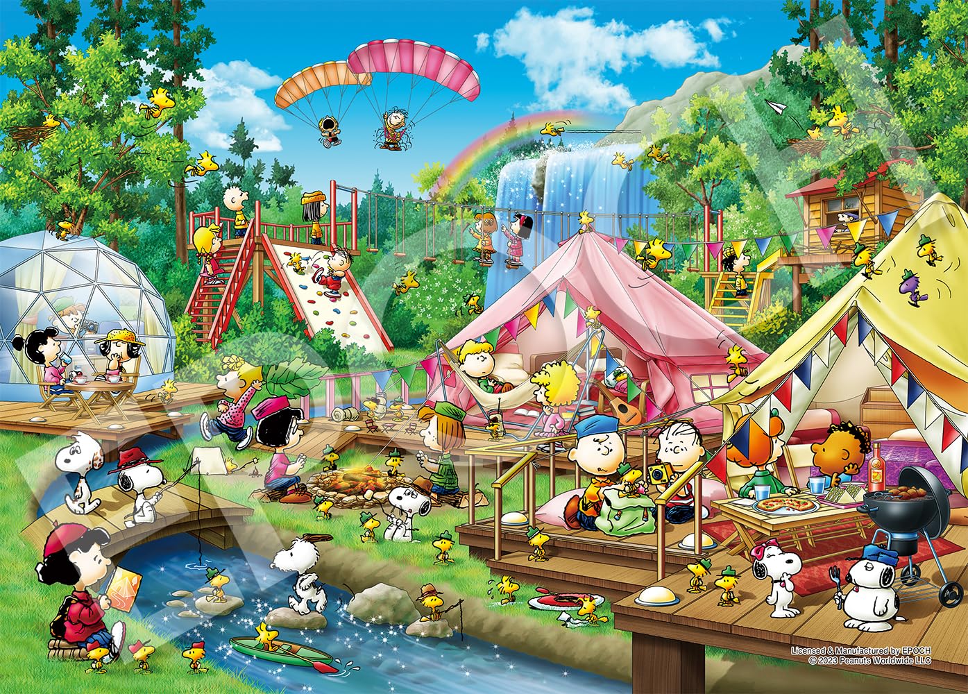 Amazon.co.jp: エポック社 500ピース ジグソーパズル PEANUTS