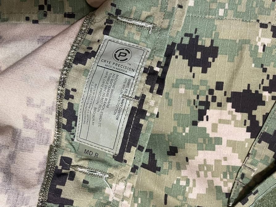 Amazon.co.jp: 実物 crye precision navy custom aor2 field shirt
