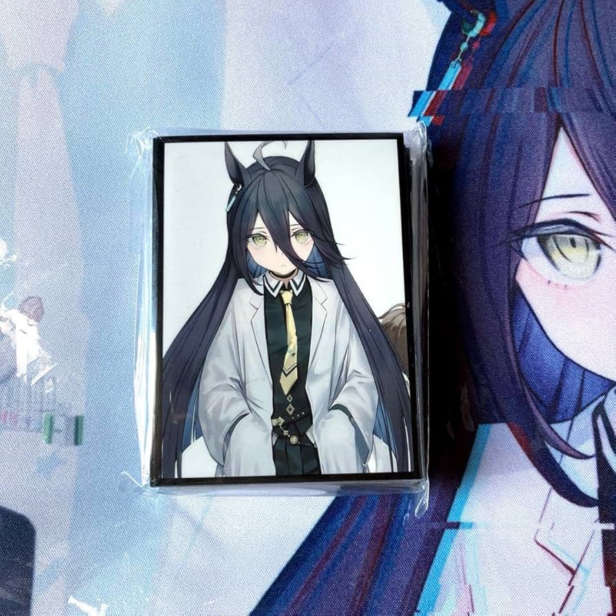 Amazon | ウマ 娘 マンハッタン カフェ 白衣 プレイマット スリーブ 白