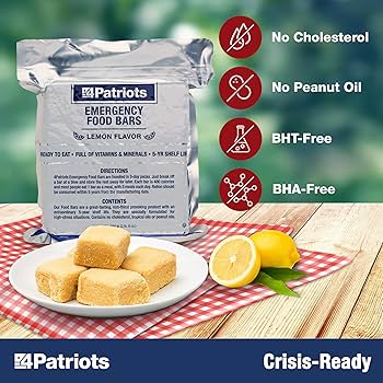Amazon.com: 4Patriots Emergency Food Bars: Non-Perishable S.O.S