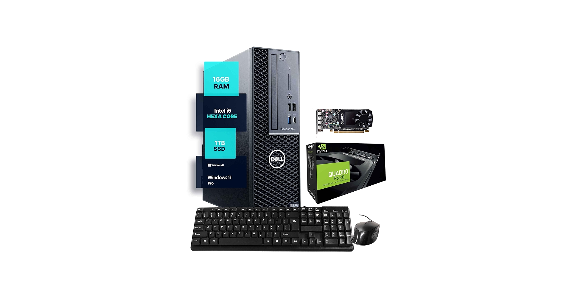 Amazon.com: Dell Precision Workstation PC | Quadro P620 GPU