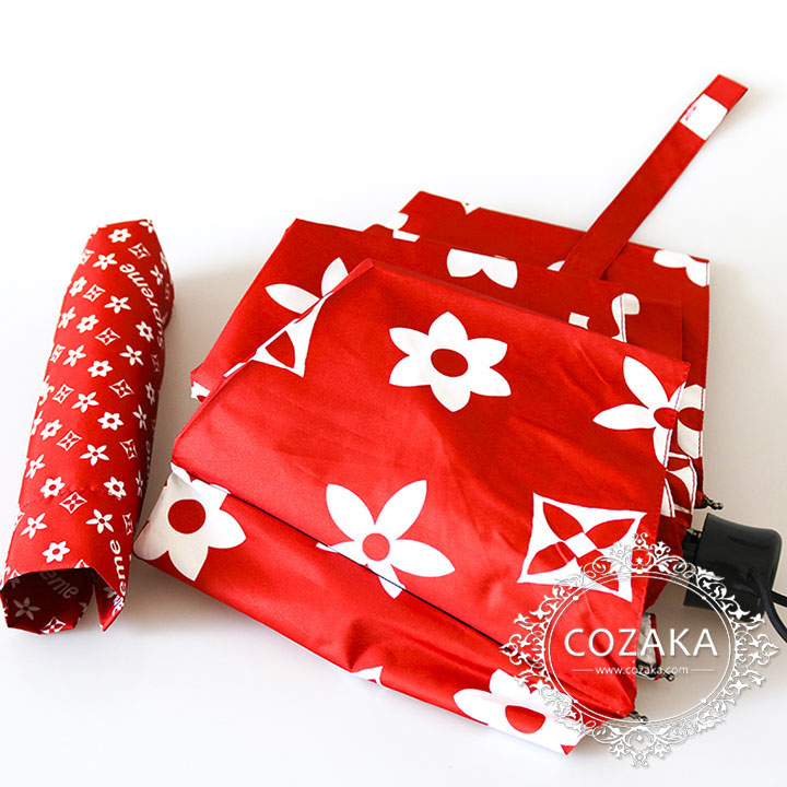 シュプリーム 折り畳み傘 ブランド lv＆supreme 傘 折りたたみ傘 日傘