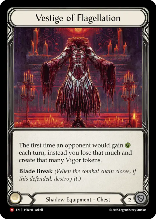 EN】《Cold Foil》[Shadow] Vestige of Flagellation/苦行の残痕 (装備