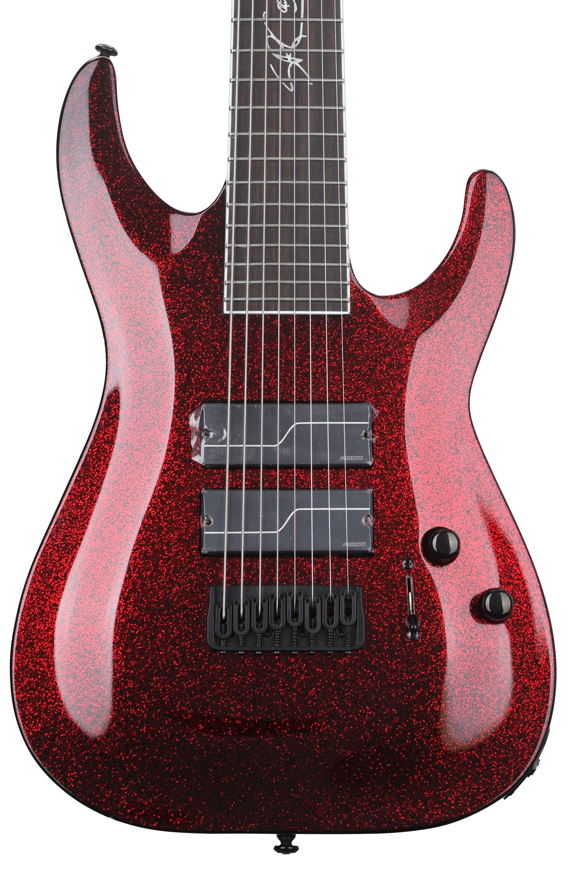 ESP LTD Stephen Carpenter Signature SC-608 - Red Sparkle | Sweetwater