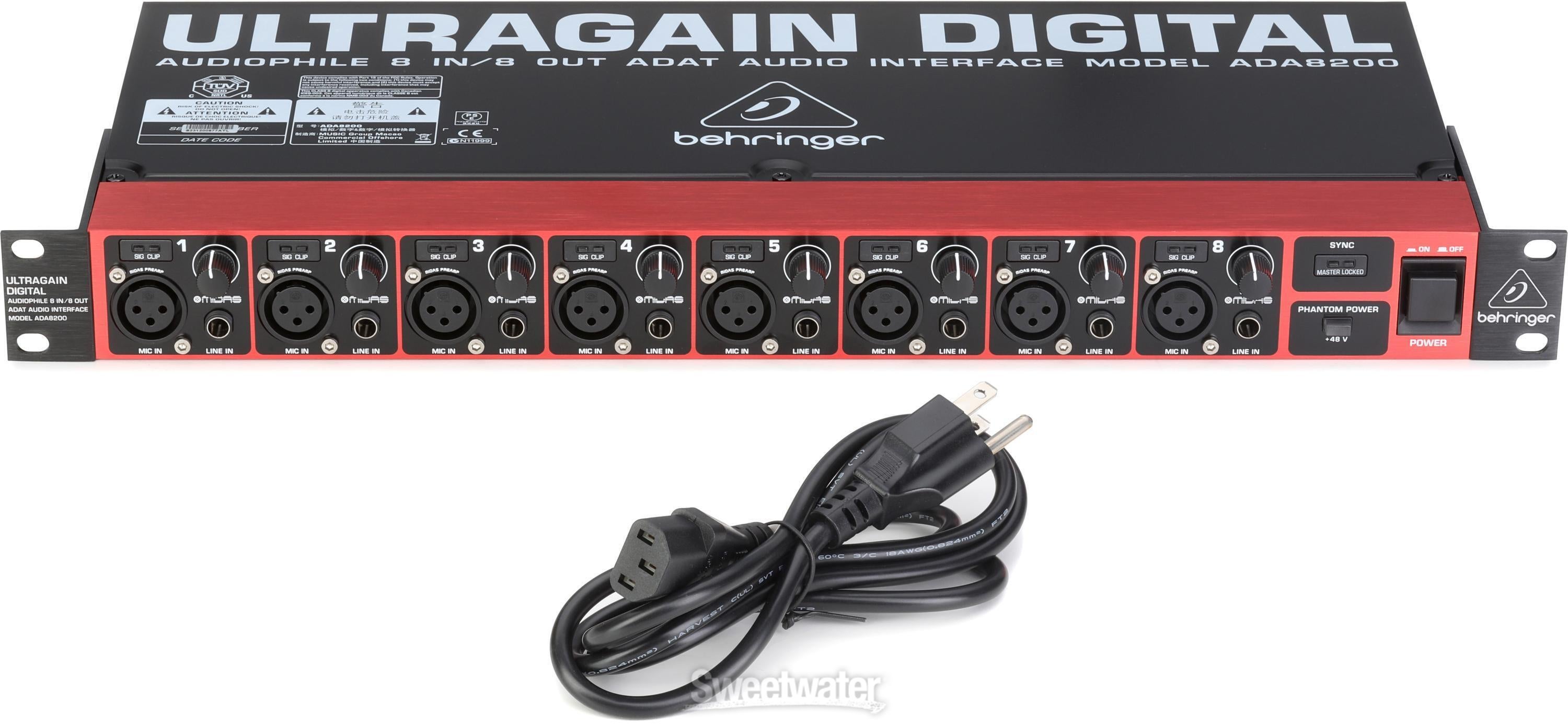 Behringer ADA8200 8-channel Microphone Preamp Reviews | Sweetwater
