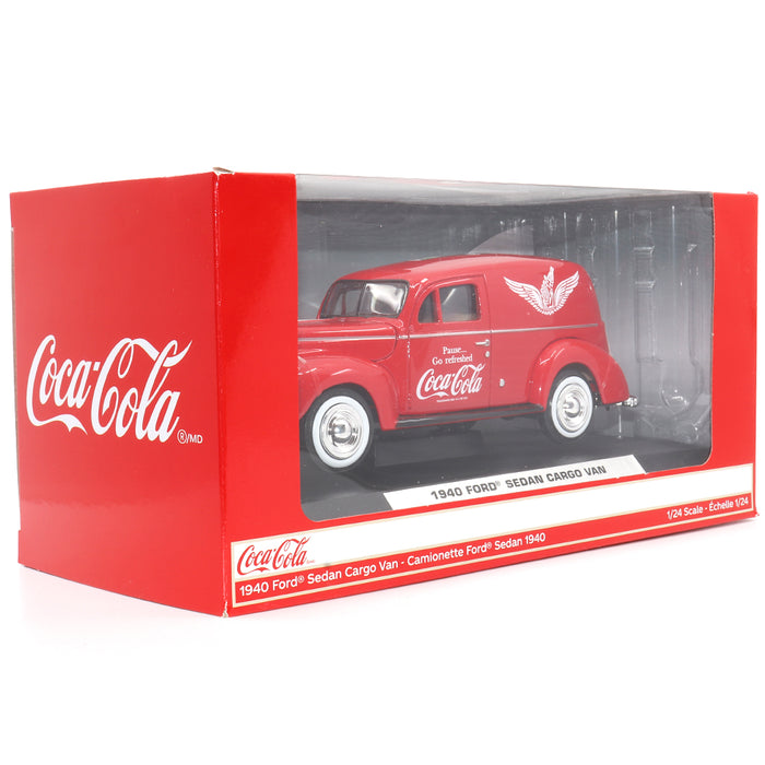 1940 Coca Cola Ford Delivery Van w/ Cooler (1:24 Scale) — Motor