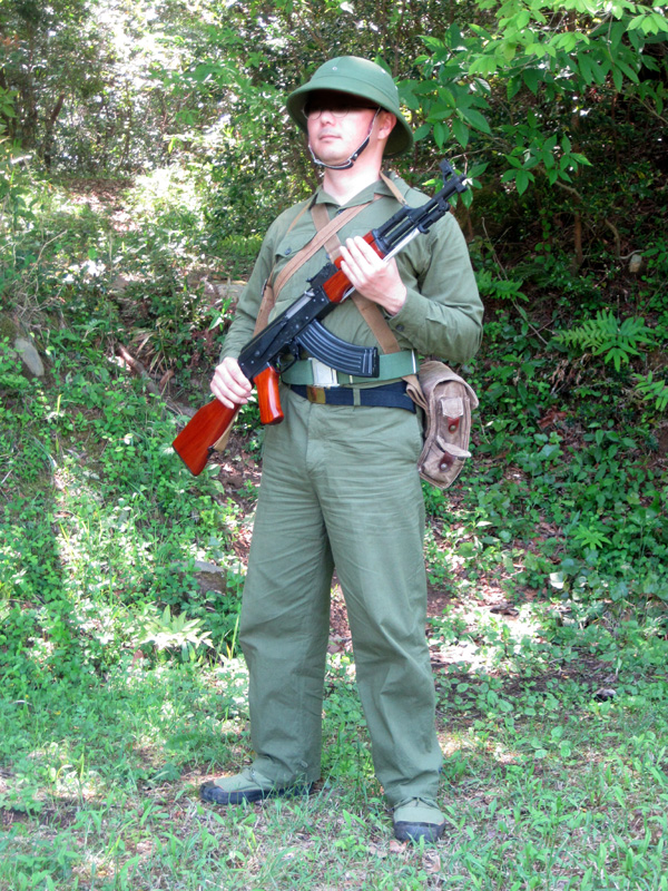 北ベトナム軍 装備ベルト アルミバックル・コットン製 (サムズミリタリ