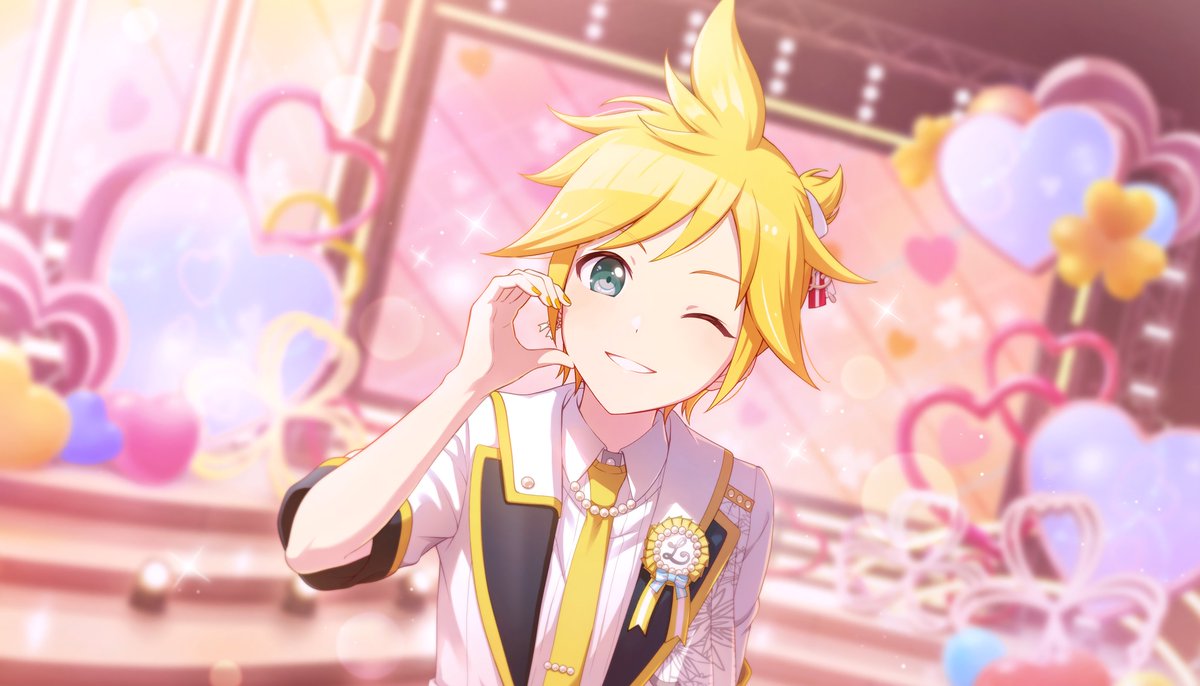 とびきりのハートをキミに】鏡音レン☆4 ※画像を長押しで4K表示でき