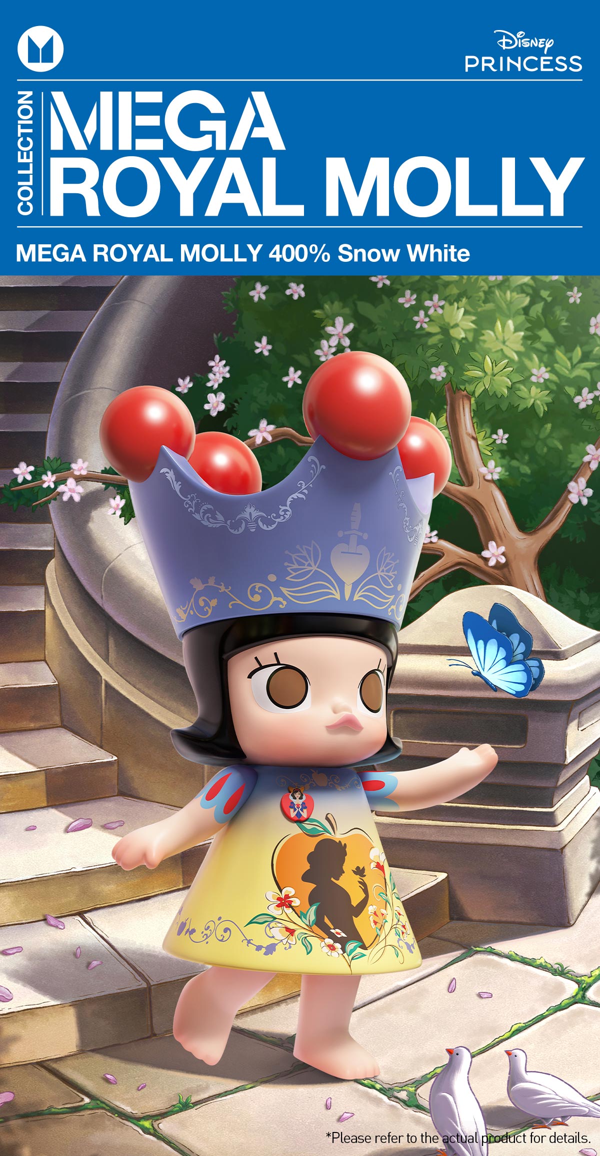 MEGA ROYAL MOLLY 400% Snow White - POP MART (United States)
