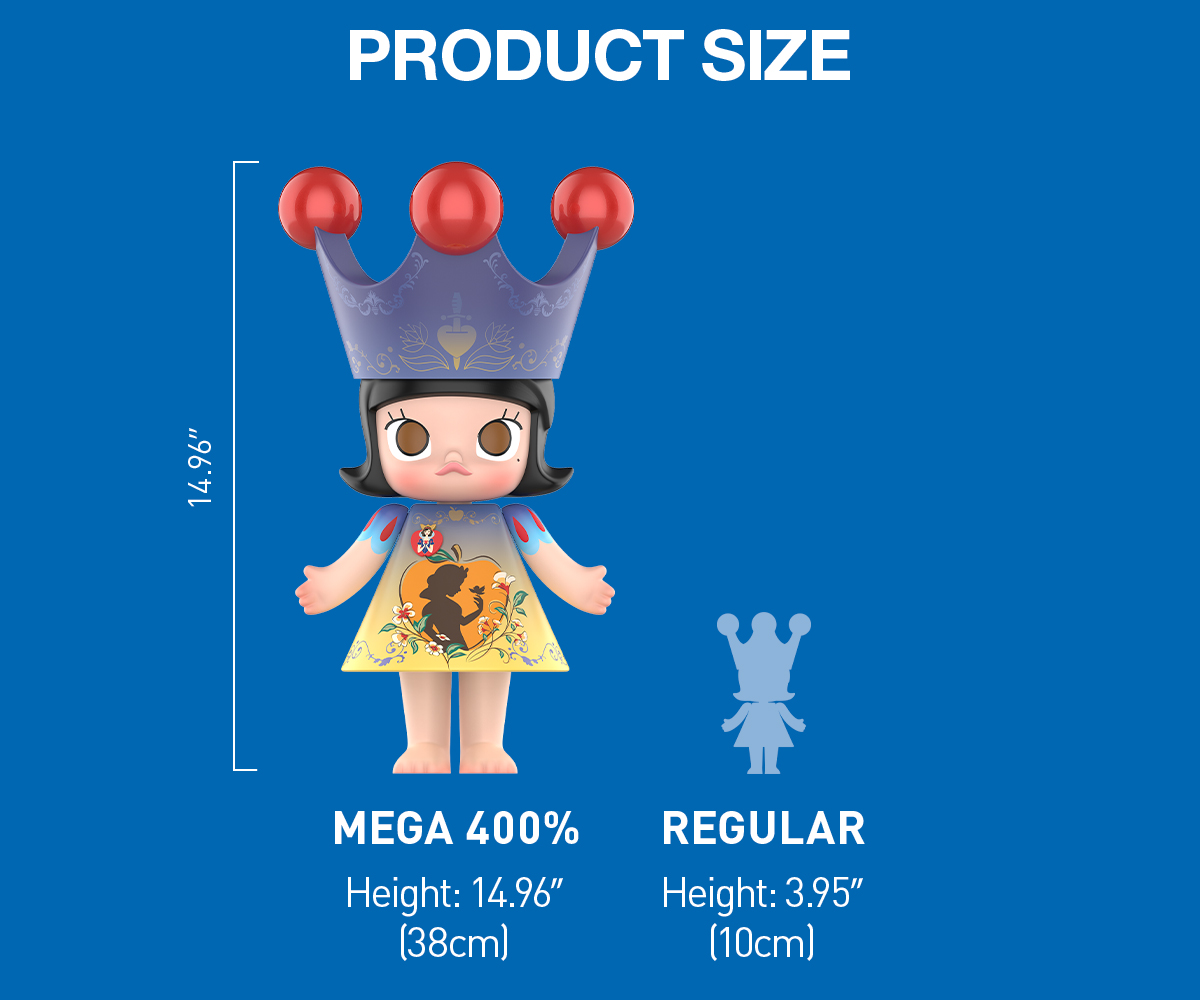 MEGA ROYAL MOLLY 400% Snow White - POP MART (United States)