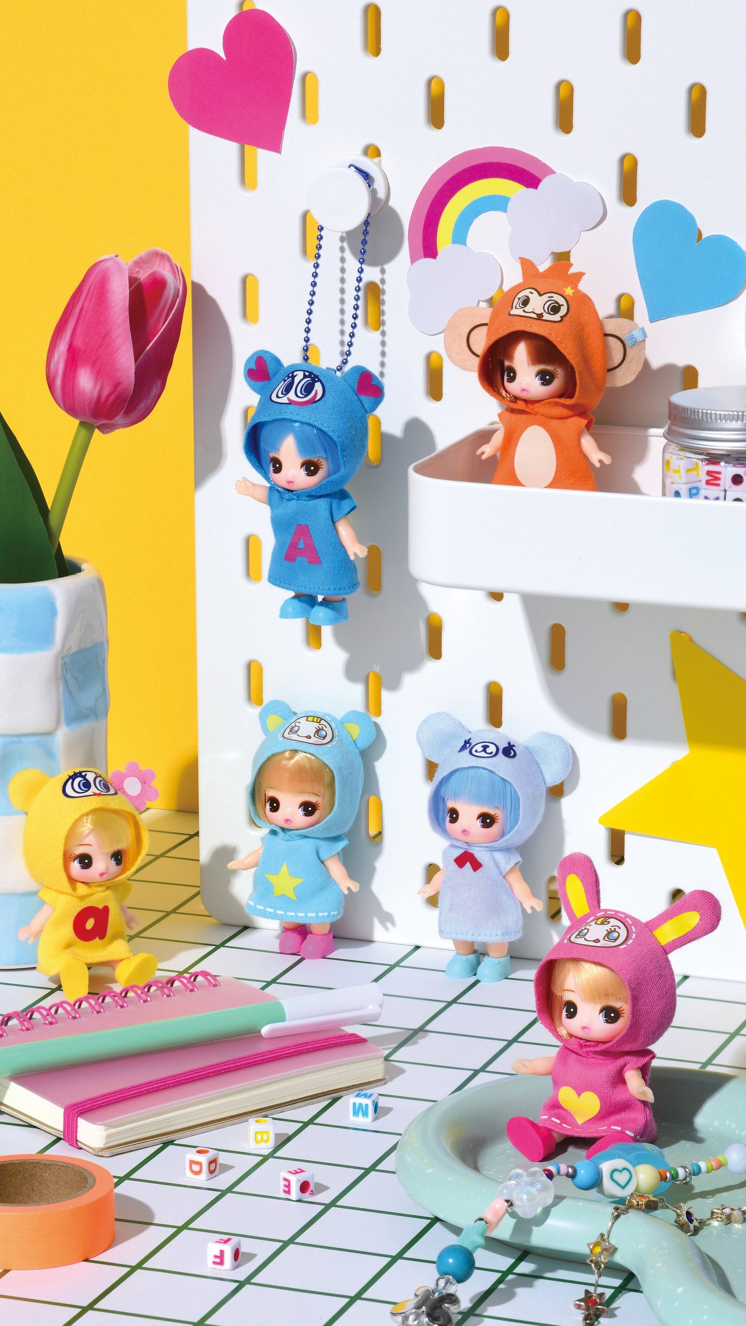 ナルミヤキャラクターズ」が、ミニドール「ぷちリカちゃん」シリーズ第