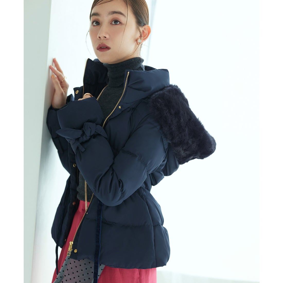 ルイルエブティック RUIRUE BOUTIQUE 洗える ｜ ラビットファーフード