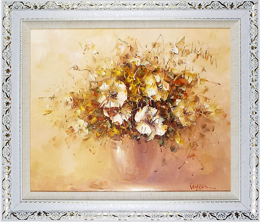 楽天市場】花の絵 絵画 油絵 アートパネル開業祝い 開院祝い「天人菊