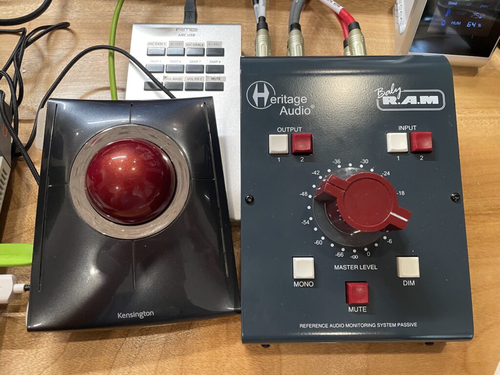 モニターコントローラー「Heritage Audio Baby R.A.M」使用レビュー