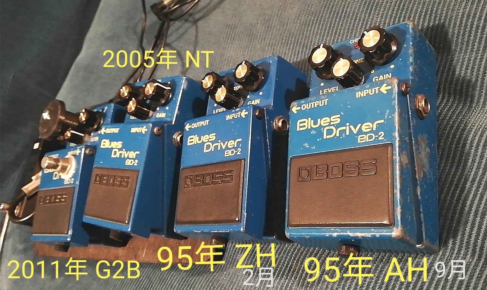☆BOSS BD-2初年度と最新の比較(BD-2大好き) | いきすぎたDIY