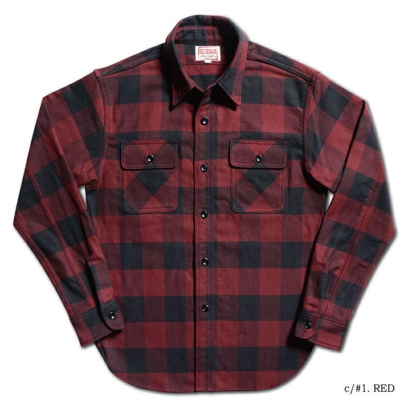 定番人気】バッファローチェックネルシャツ「HV-00A」限定再入荷