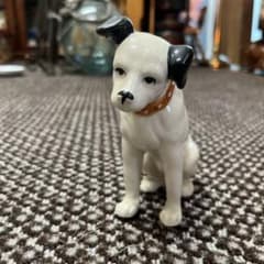 昭和レトロ ビクター犬 ニッパー君 陶器製 置物 - メルカリ
