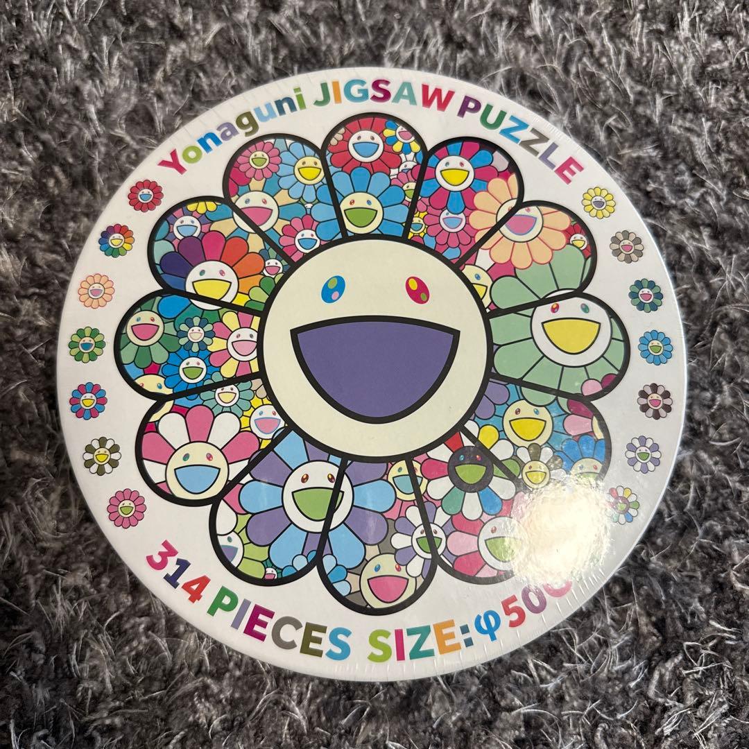 新品未使用　村上隆　フラワー型ジグソーパズル