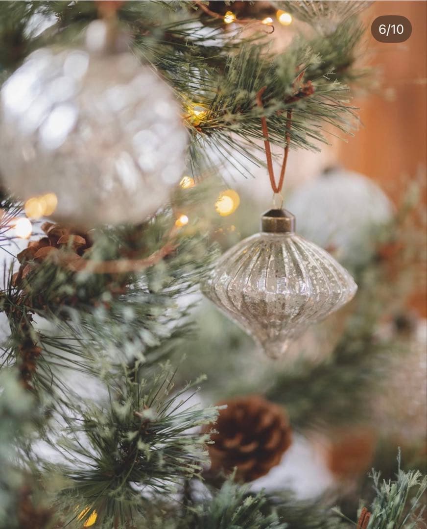 Antry ガラス製 クリスマスオーナメントセット 22個 - メルカリ