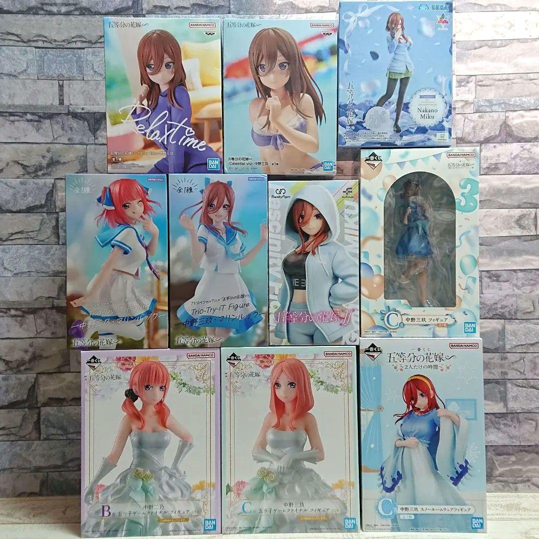 美少女フィギュアまとめ売り 中野三玖 中野二乃　一番くじファイナル　ルームウェア