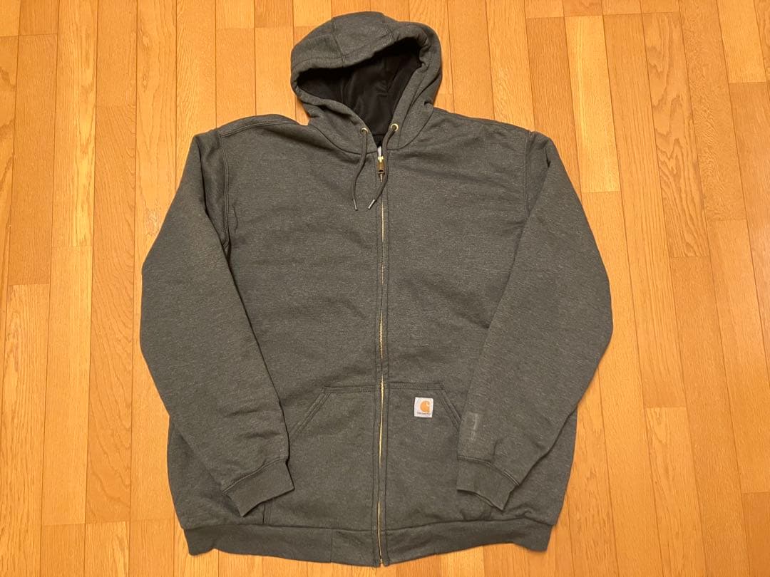 カーハート 裏サーマル ジップアップ パーカー XL