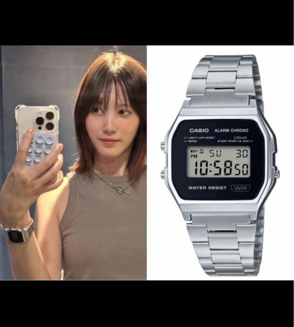 CASIO CLASSIC A158WEA-1JF 本田翼 モデル　ユニセック CASIO CLASSIC A158WEA-1JF 本田翼愛用 カシオクラシック - メルカリ
